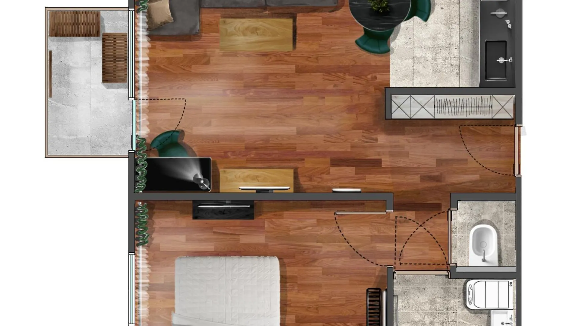 Gr8 Horizon - Apartment 43Sqm Budapešť
